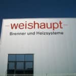 Fassadenbeschriftung